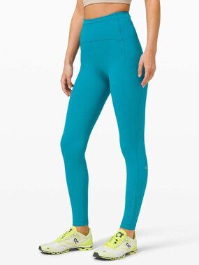 NWOT LULULEMON Swift Speed High Rise 28" Leggings 10 Hawaiian Blue